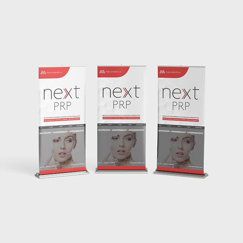 materiały promujące produkt Next PRP