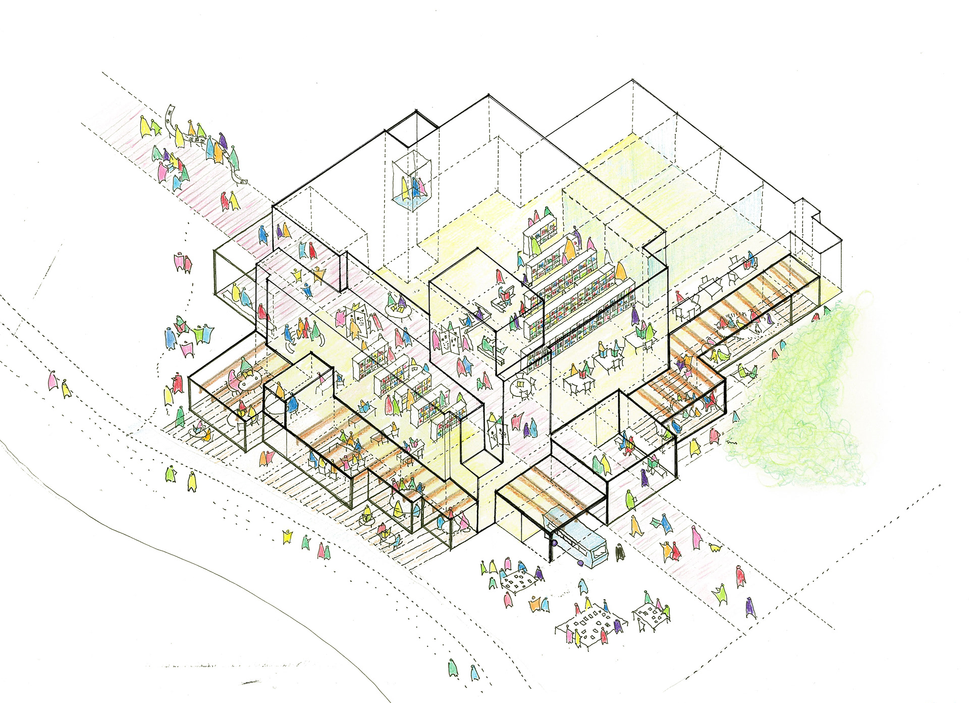 Kkta Architects 真庭市立中央図書館設計プロポーザル