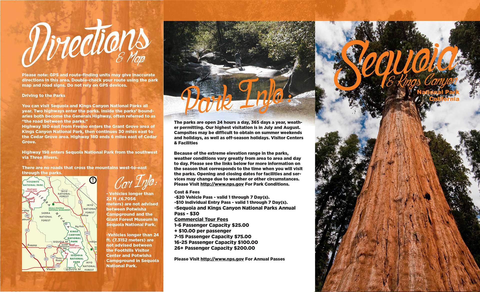 chad senior Designs - Brochure Project- National Park (Full Sail)