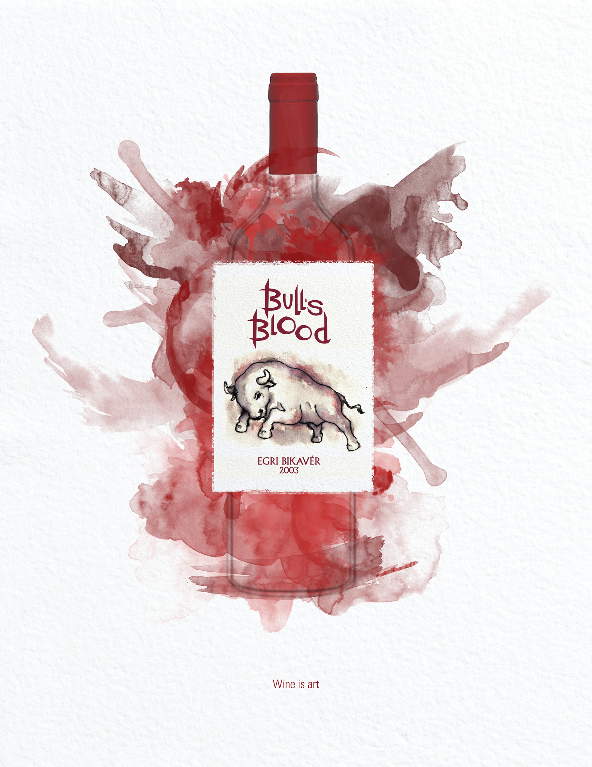 Bull's Blood Wine Ad