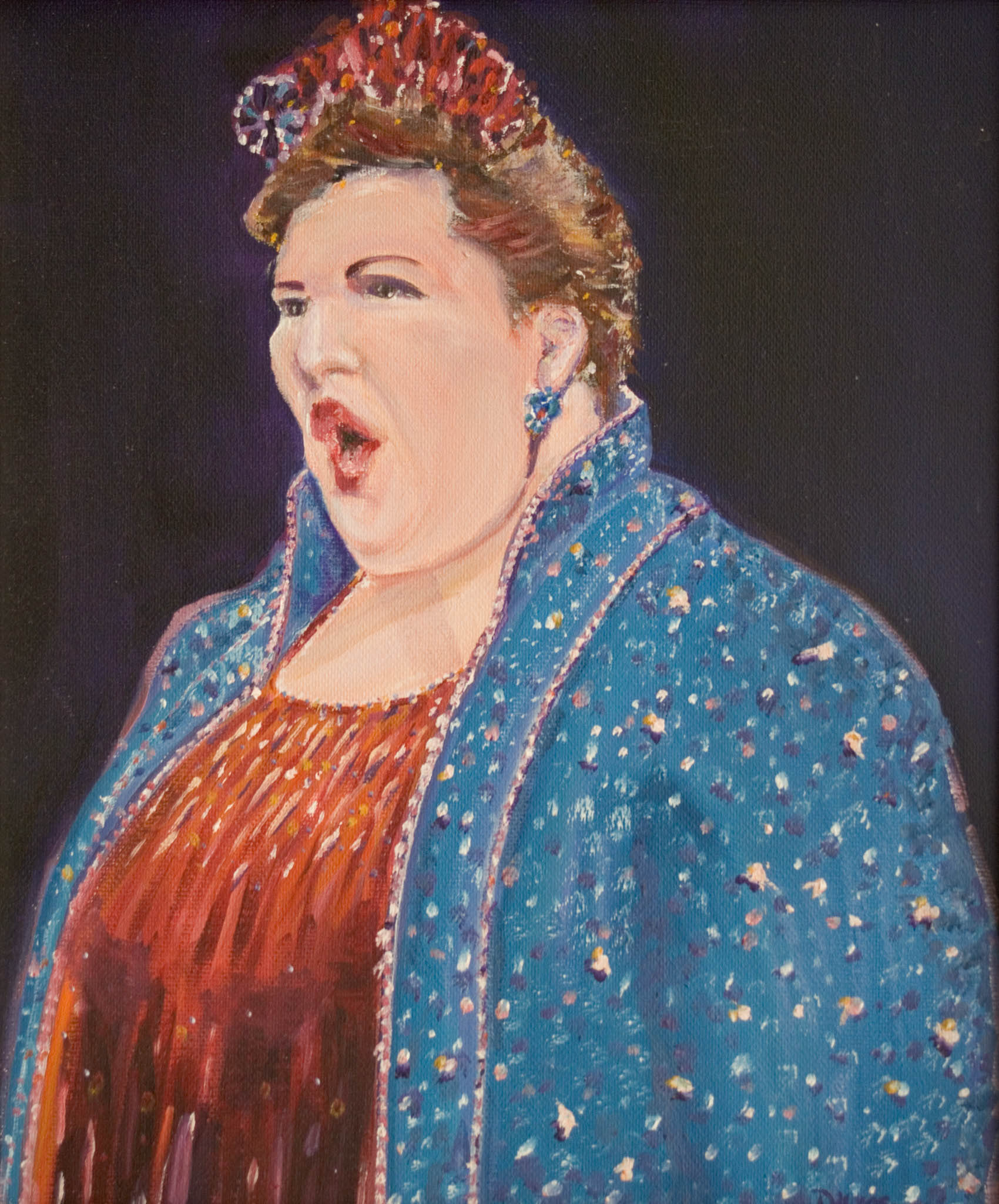 IT AIN'T OVER. From an original painting by Diana Aungier-Rose. Print size: 29cm x 24cm. For Sale: £15