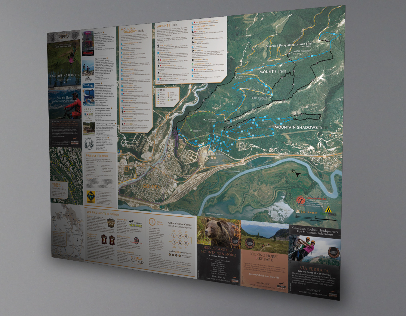 Hike And Bike Map Alexander Mukai Jr. - Hike + Bike Map Design