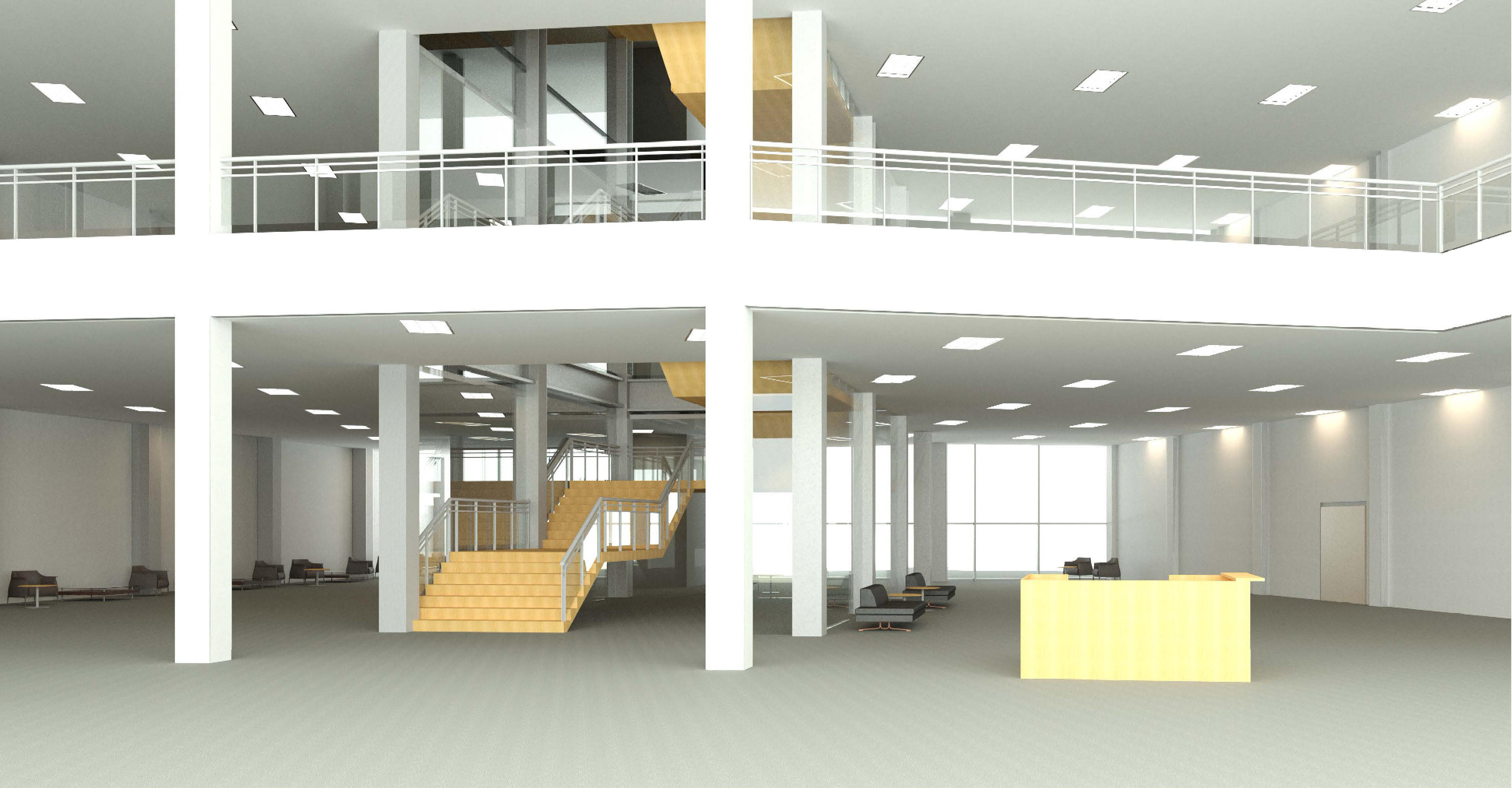 Main Entrance Interior Rendering