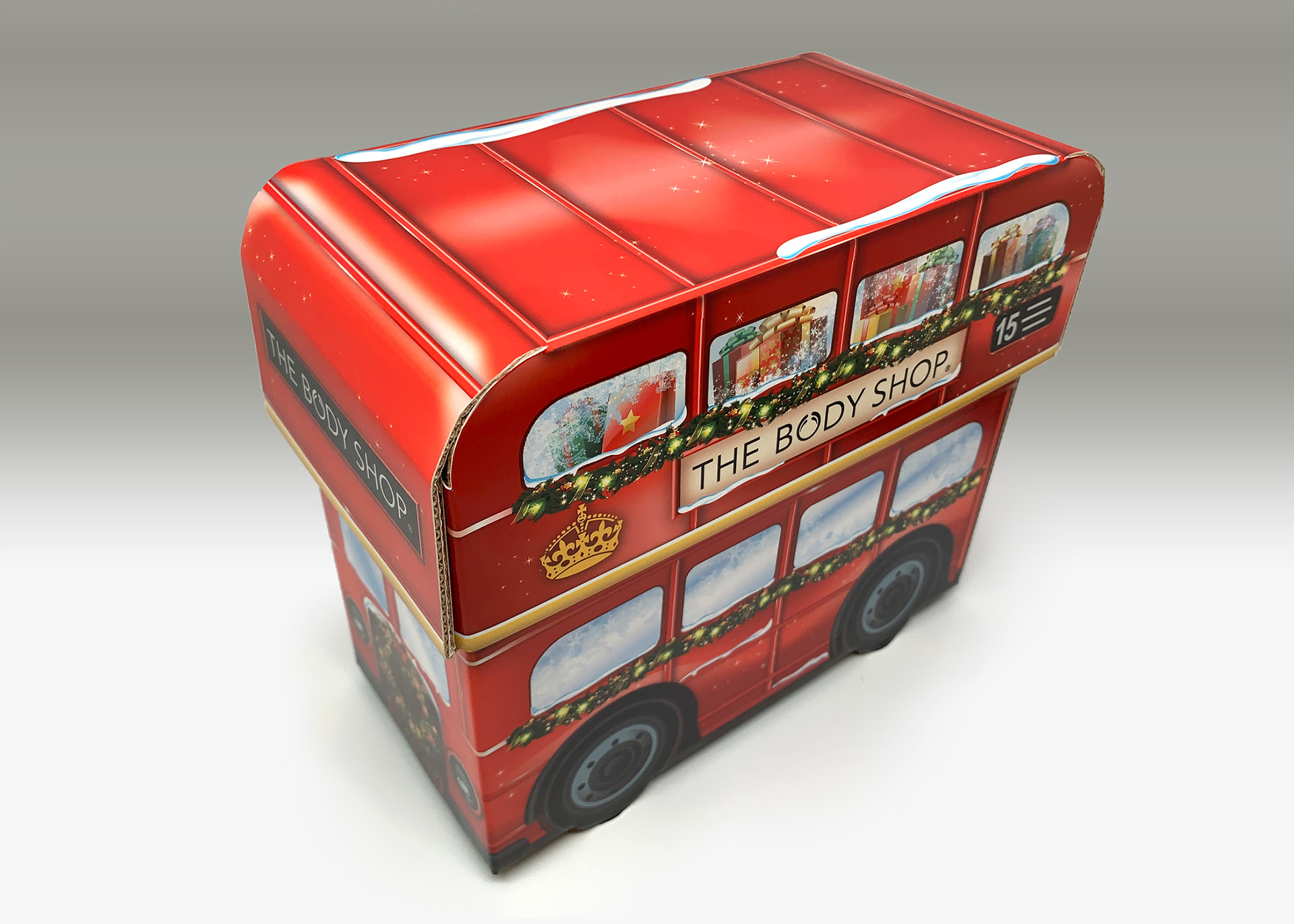 The Body Shop London Bus Set Box