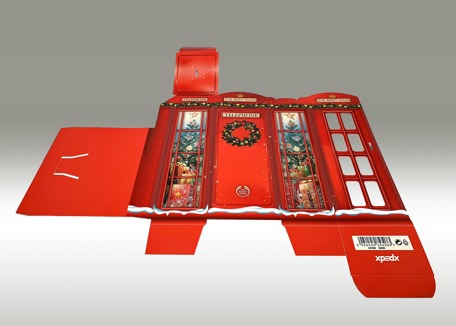 The Body Shop Phone Booth Set Box