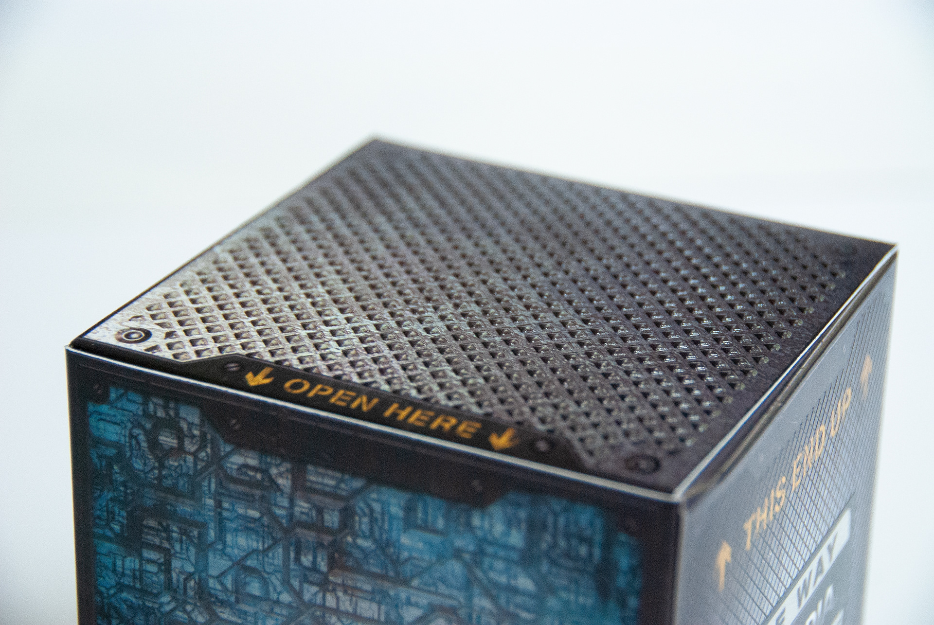 nvidia promo carton design - textured ink
