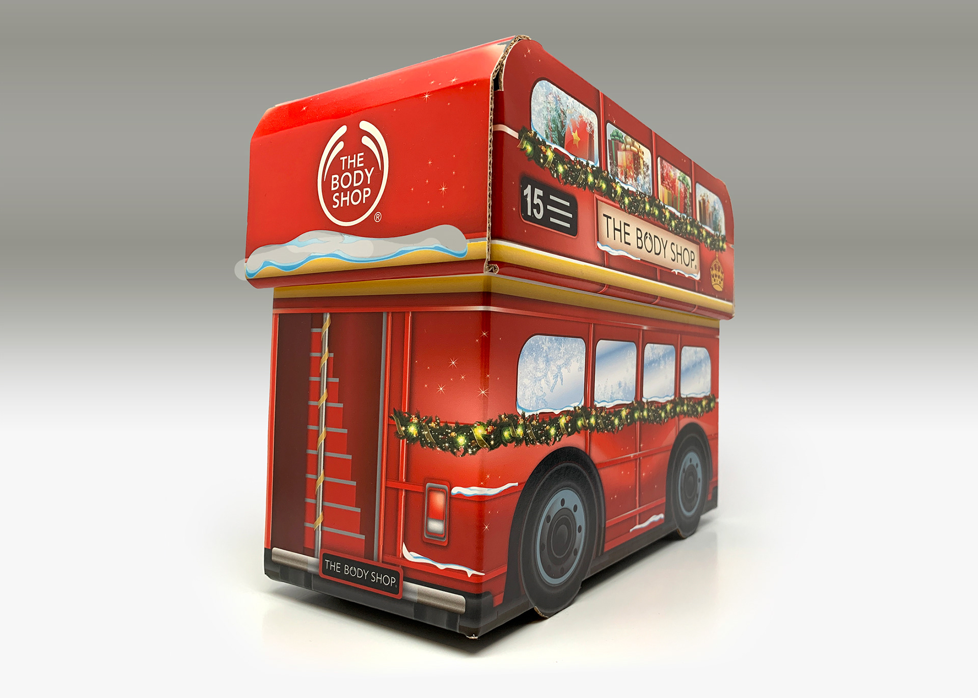 The Body Shop London Bus Set Box