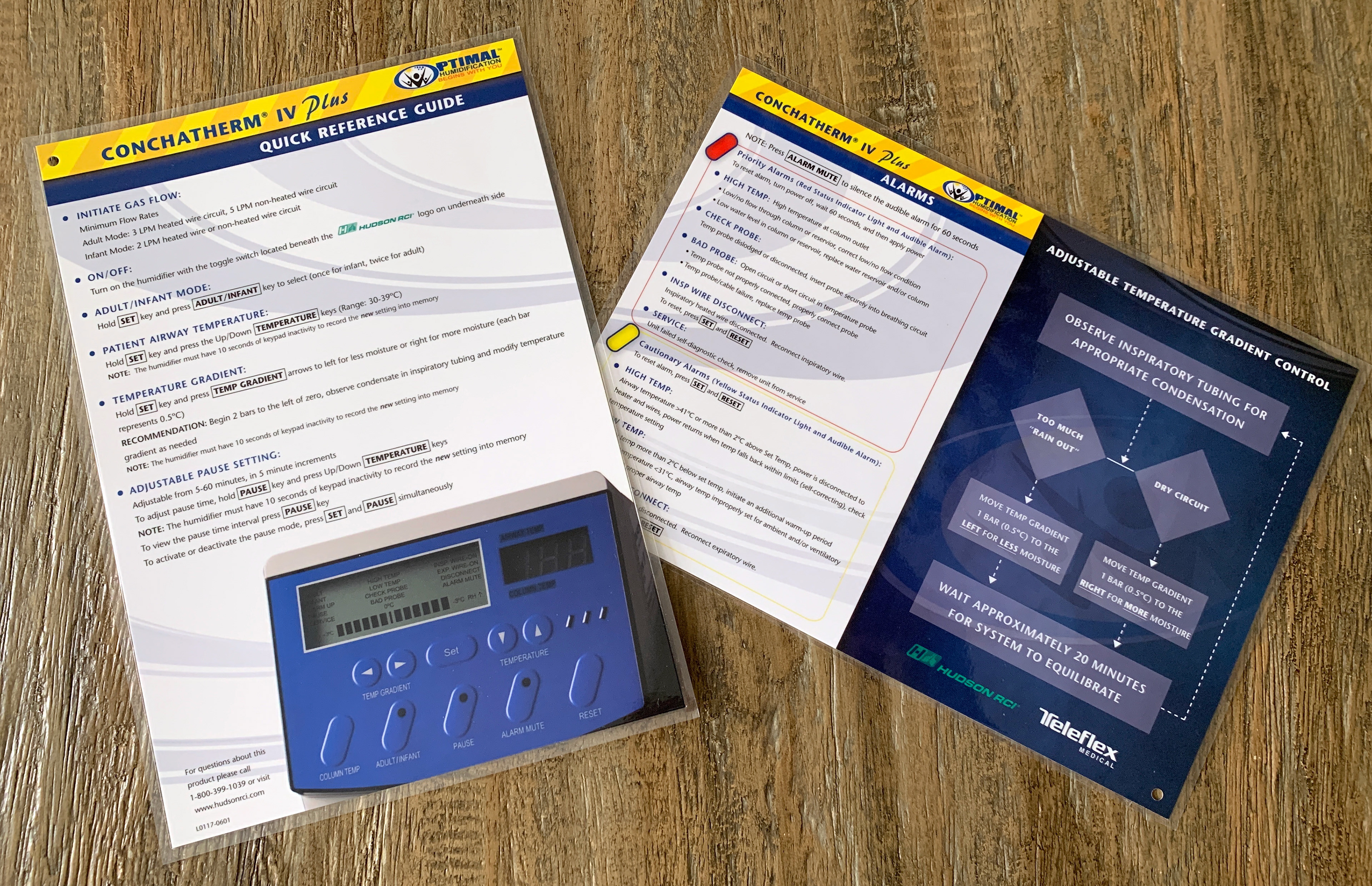 ConchaTherm IV Plus Quick Reference Guide