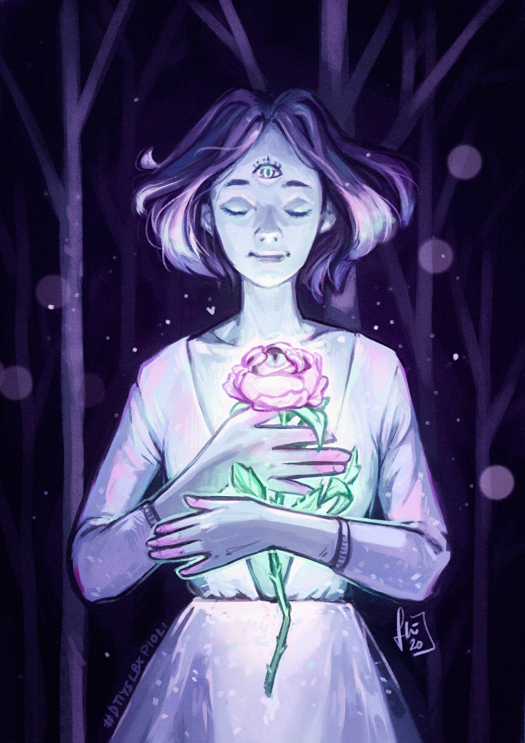 Motiv von @daniellepioliart (IG) in meinem Stil