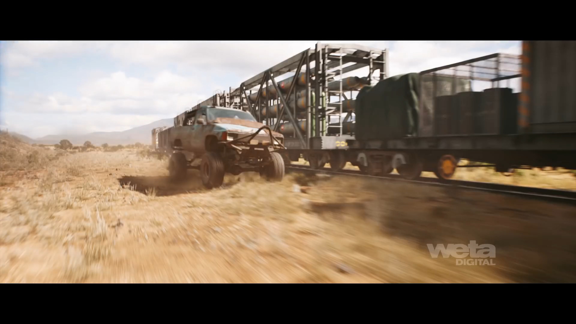Full CG environment and vehicles