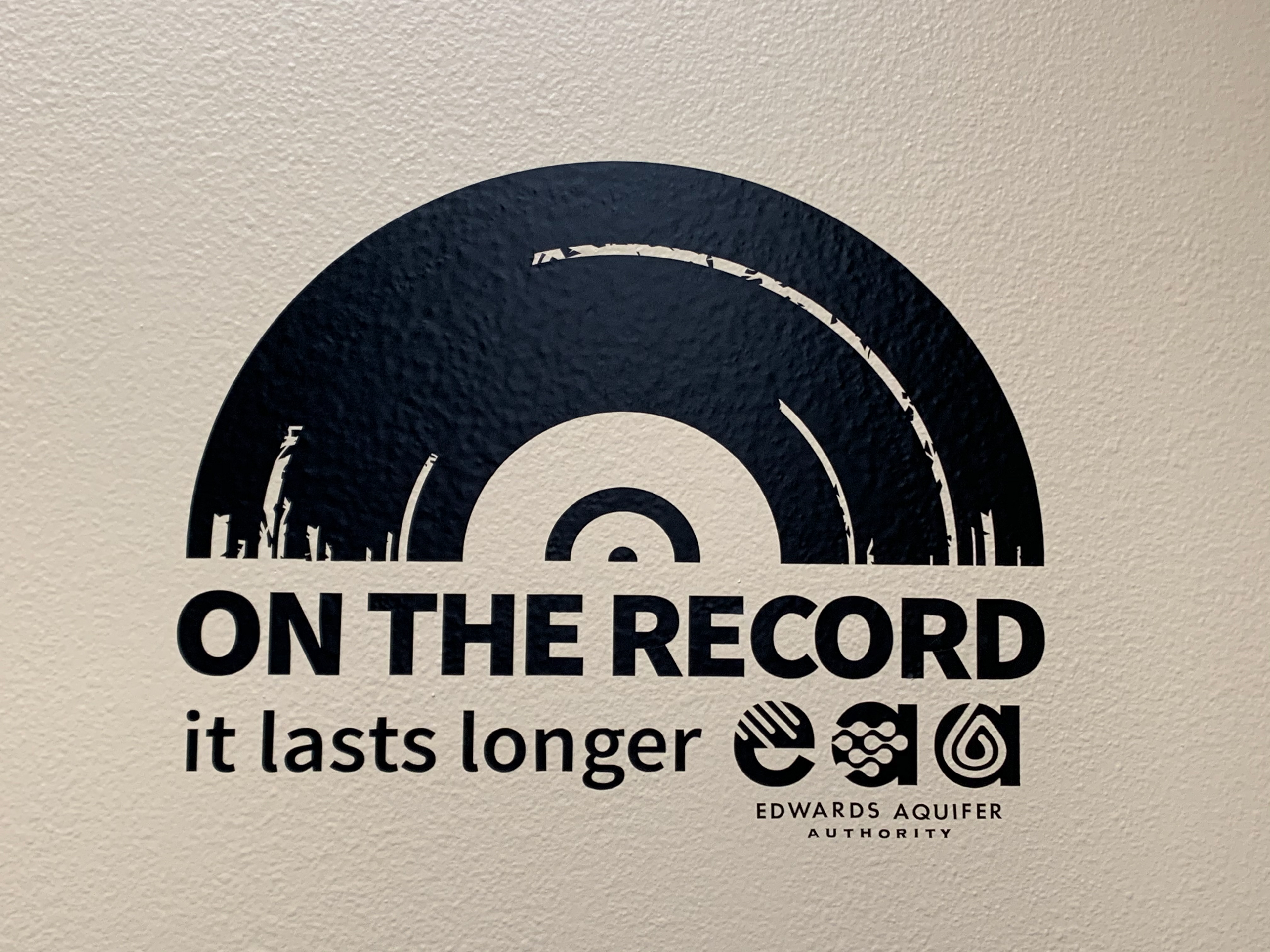 Wall Decal in the Records Office at the EAA