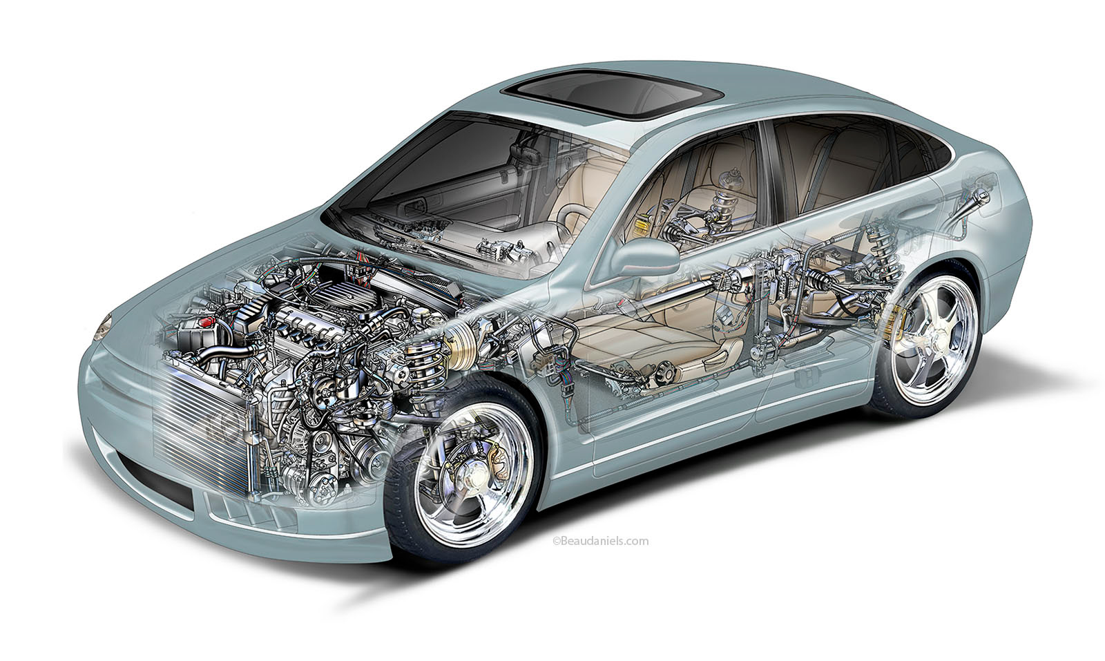 Generic ghosted vehicle.