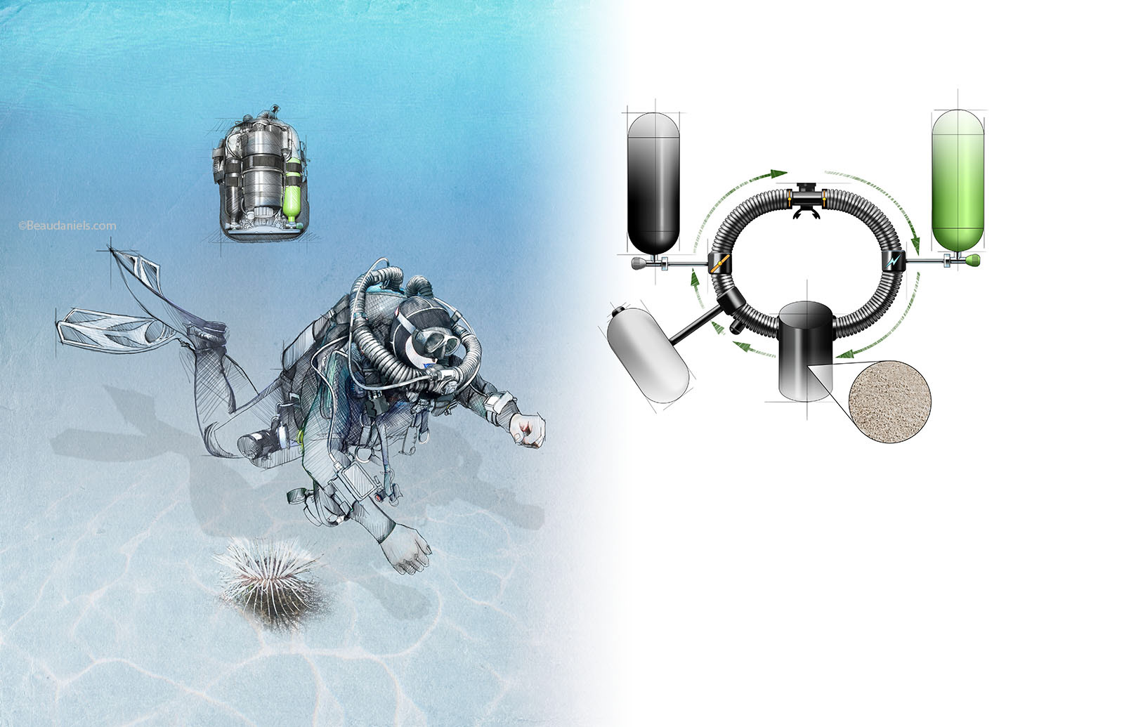 Illustration as sent to the client.