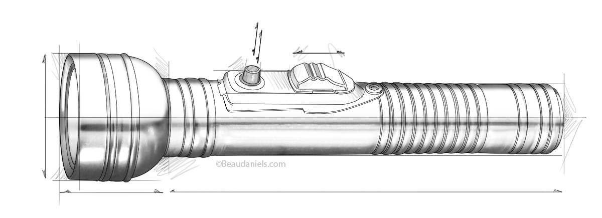 Restoration Hardware, Old school torch.