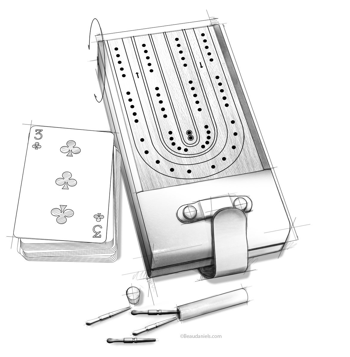 Restoration Hardware, Travel cribbage.