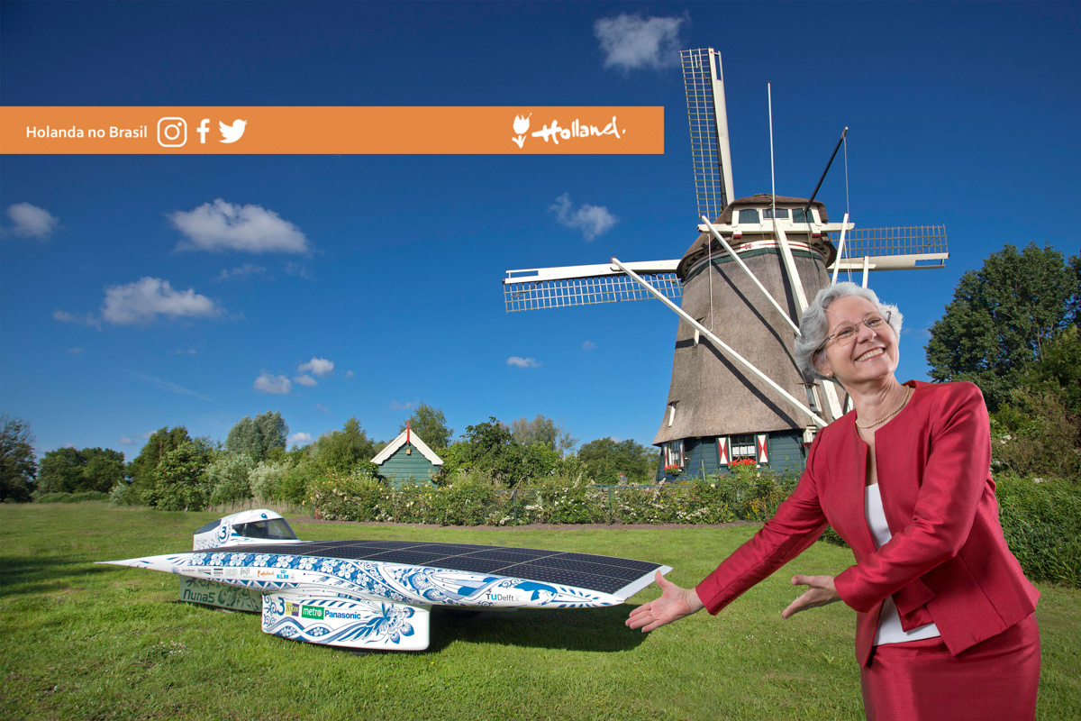 Uiteindelijke foto met thematisch gekozen achtergrond