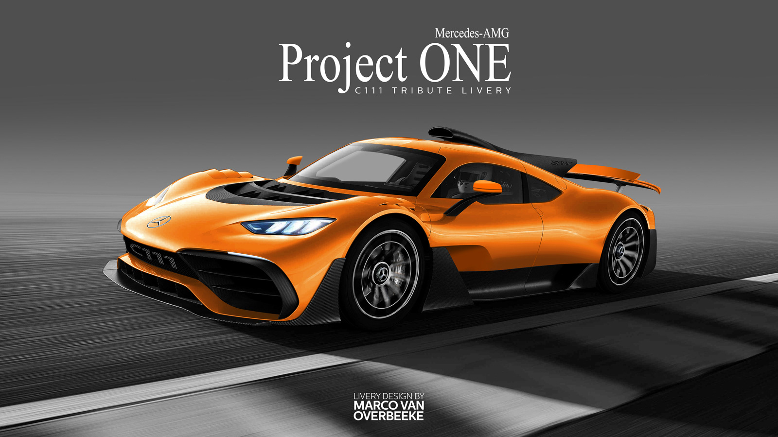 Marco Van Overbeeke Freelance Automotive Designer Mercedes Amg Project One Tributes Custom Liveries