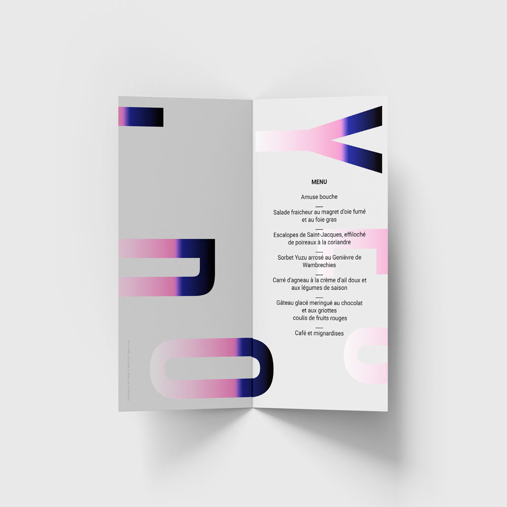 Layout and graphic composition for barnd identity