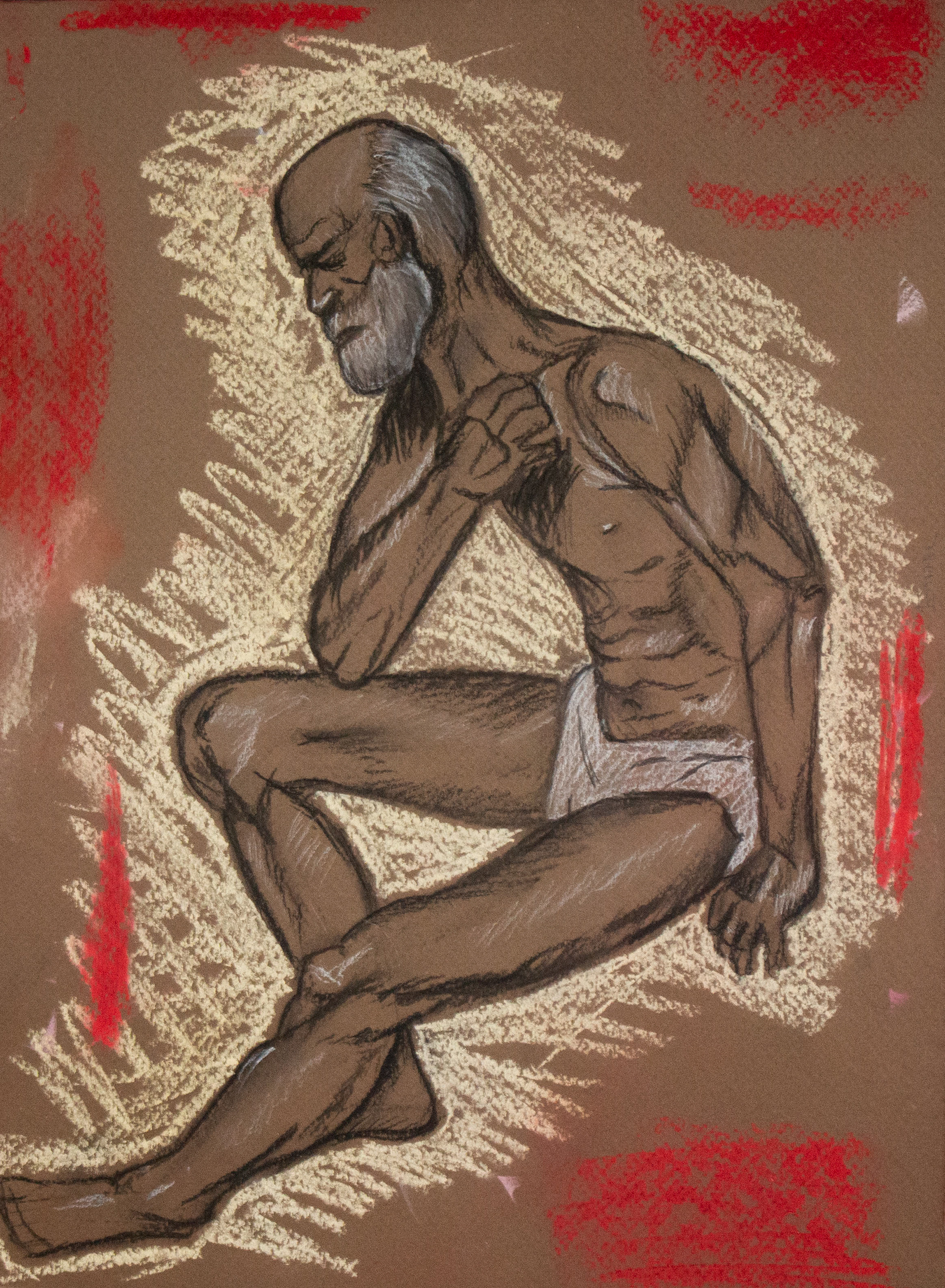 figure drawing / mixed media