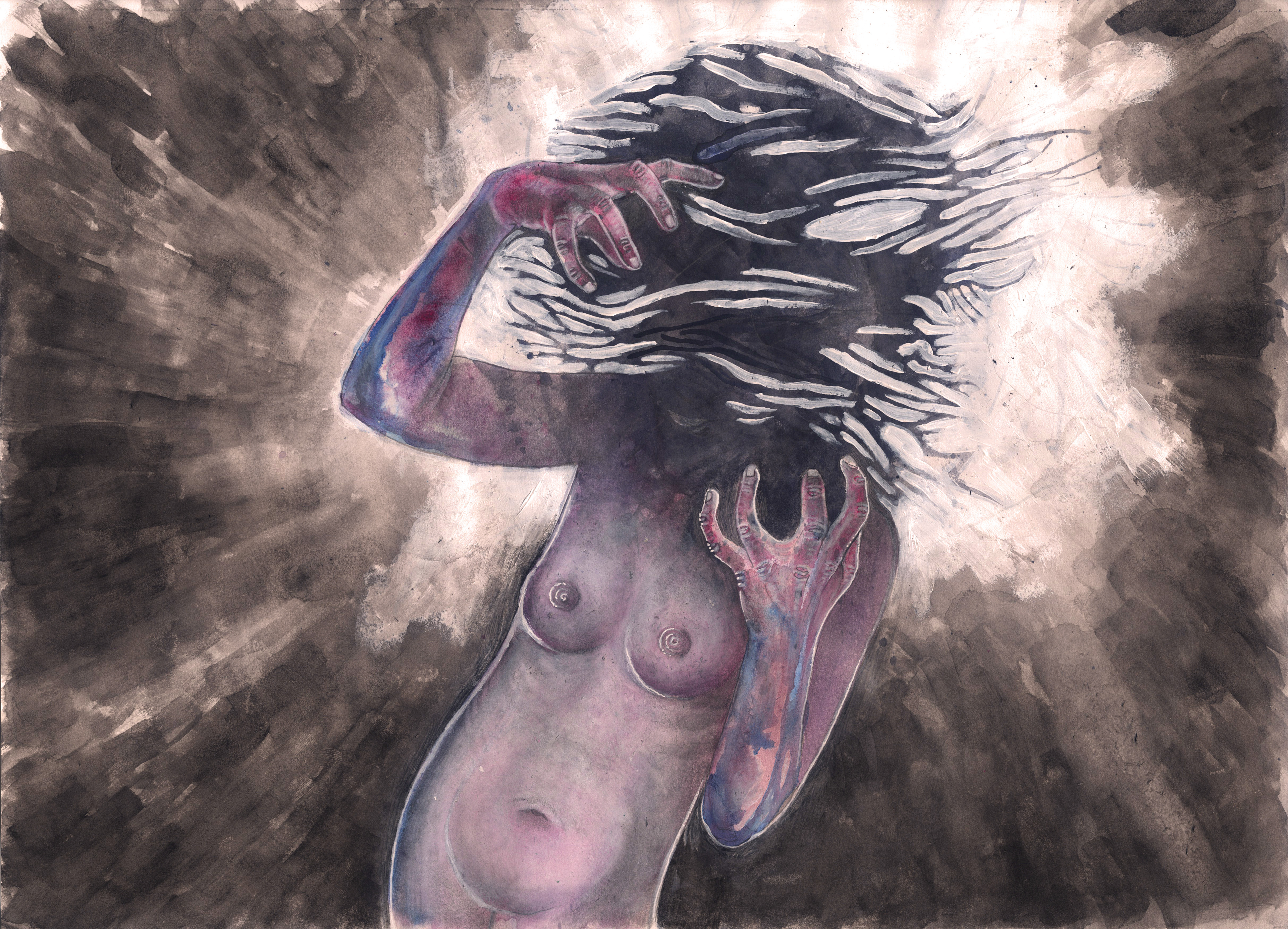 Watercolour on paper