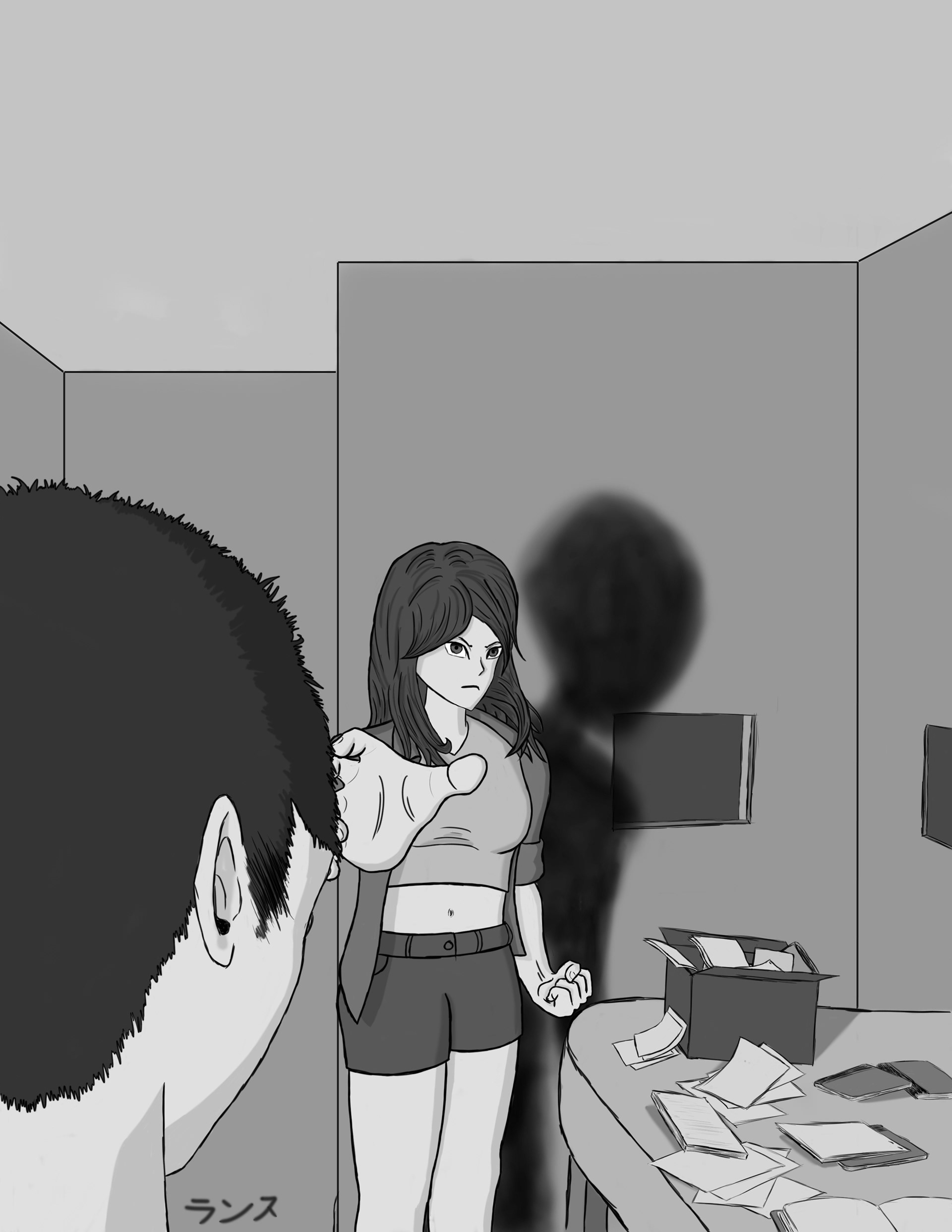 Tracy's arrival.