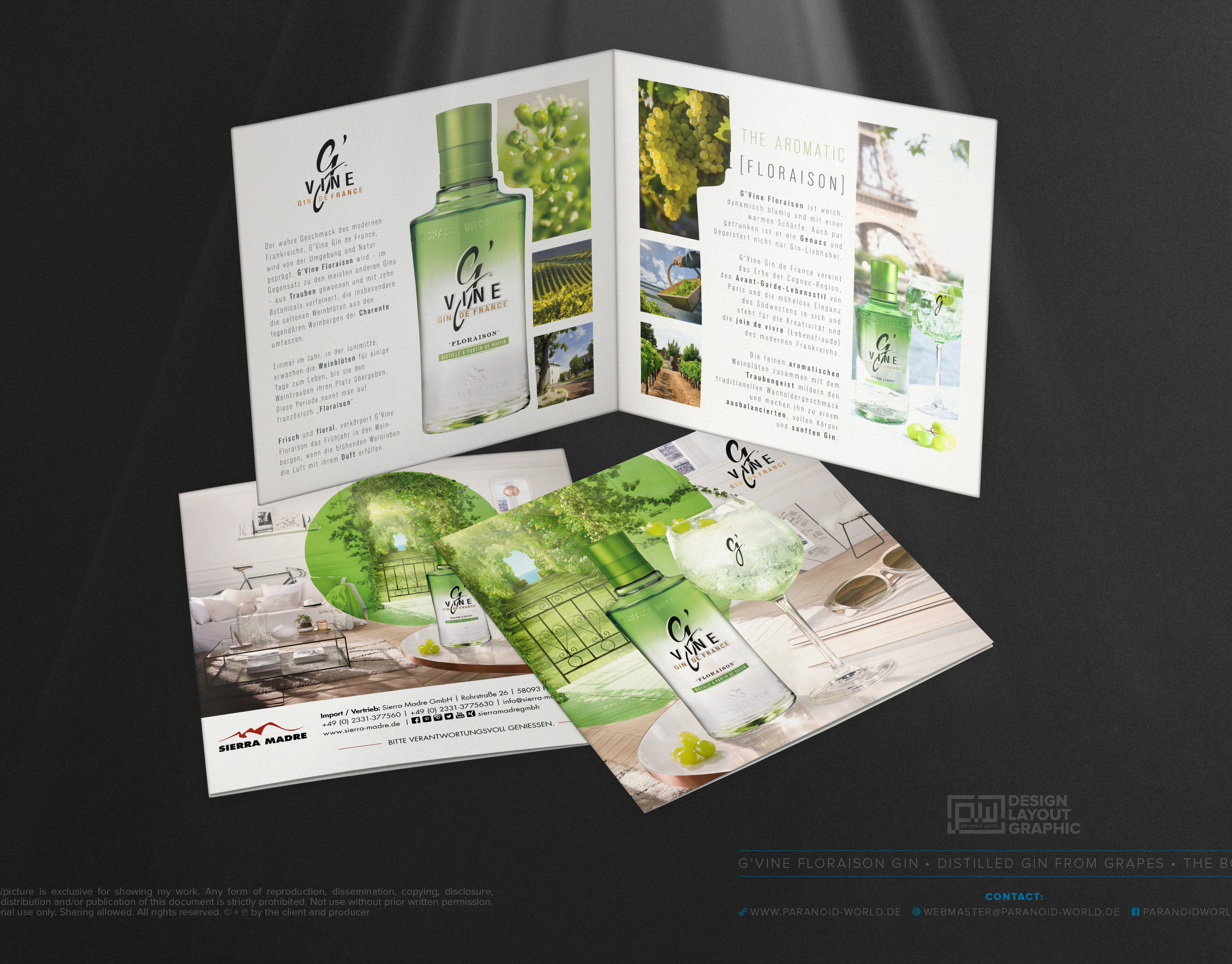 Paranoid World Design Layout Graphic G Vine Floraison Booklet Design