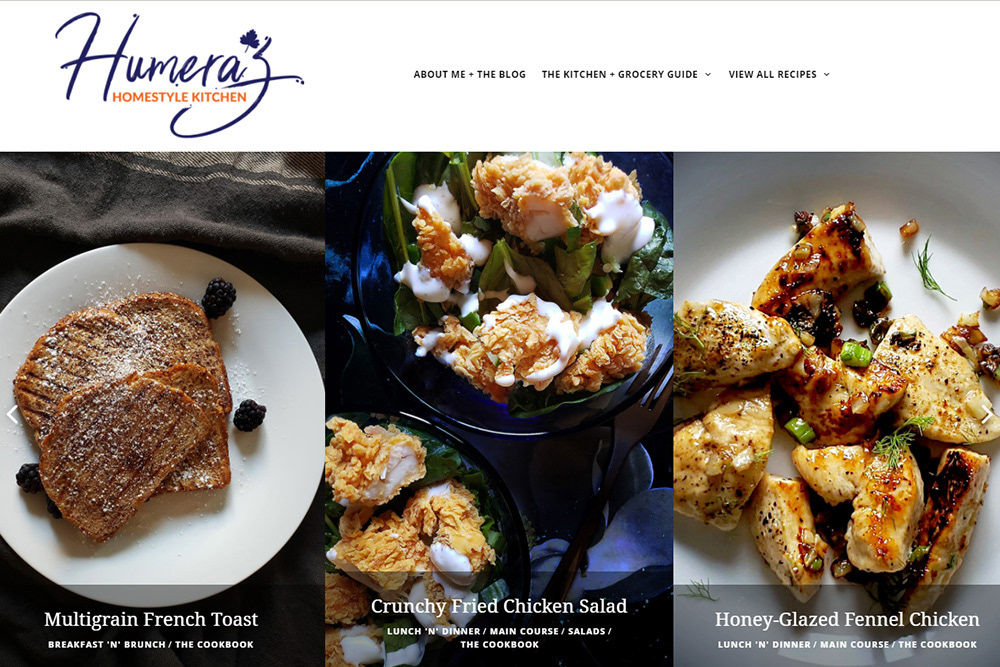 Humera's Homestyle Kitchen // Branding + Photography + Web Design + Content Development