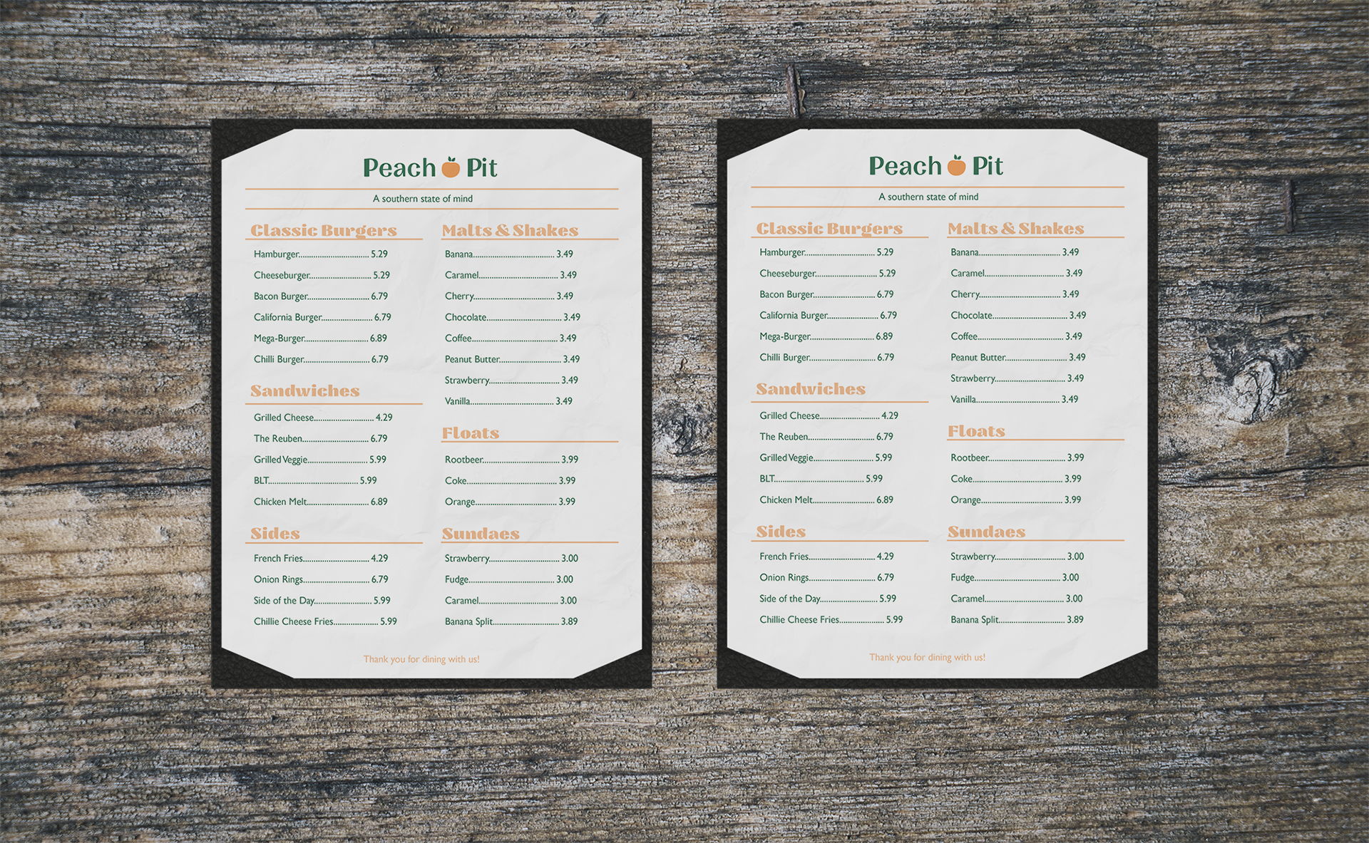 Baylee Luttrell Peach Pit Branding