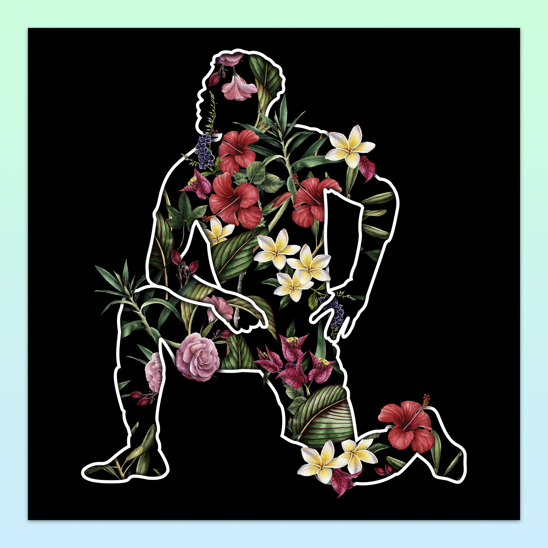 Floral King Illustration