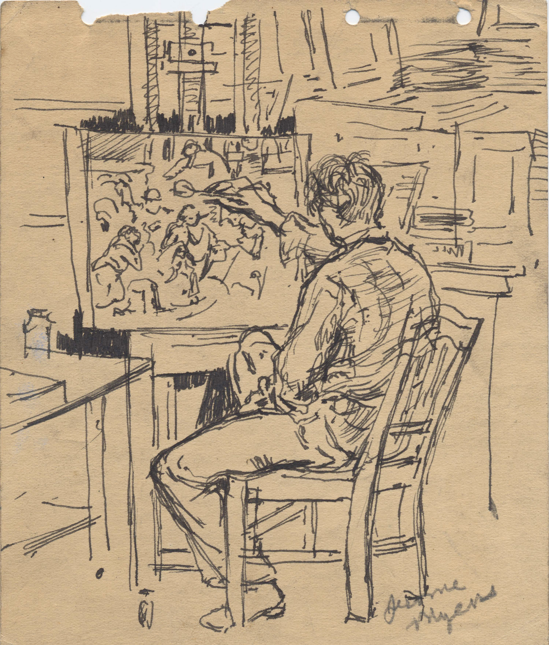 Don painting, by Jerome Meyers