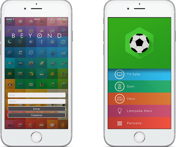 Mobile application design