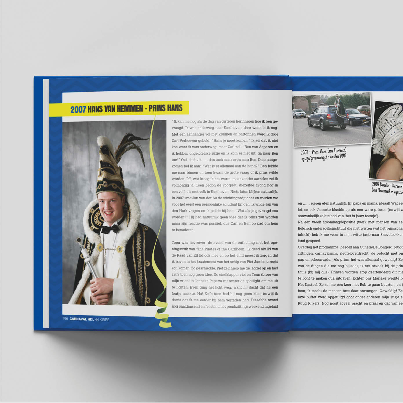 Boek 44 Kirre Carnaval prins Hans
