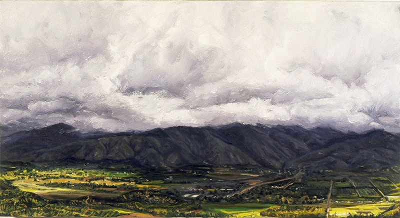 March 1998, oil on canvas, 18in x 33in