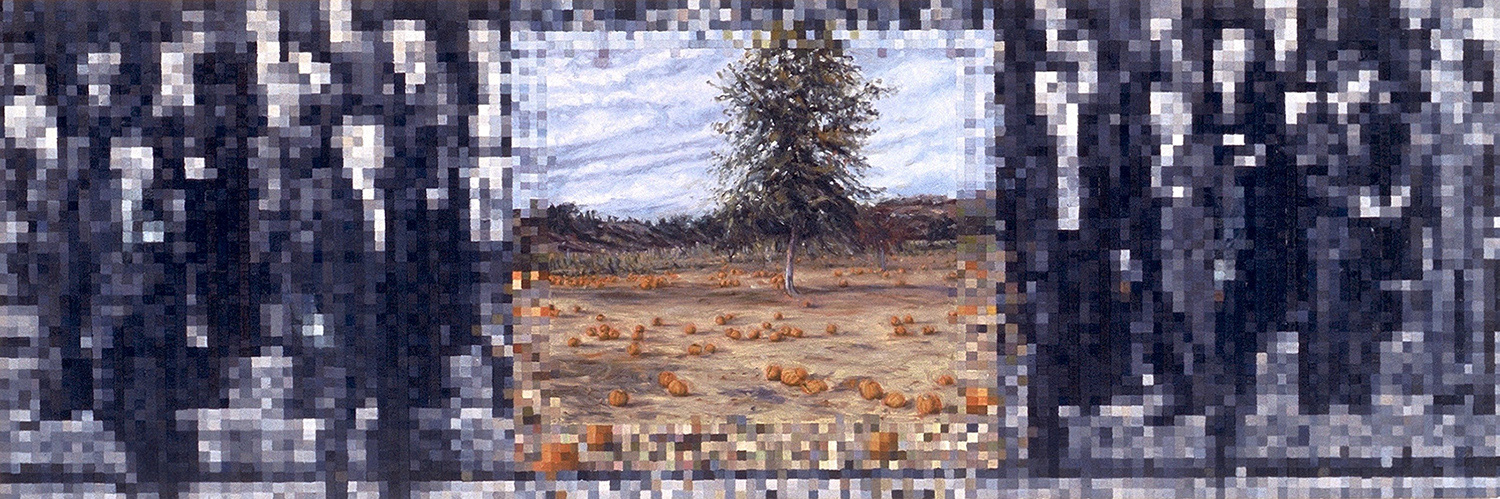 Suit, oil on canvas, 24in x 72in, 2006