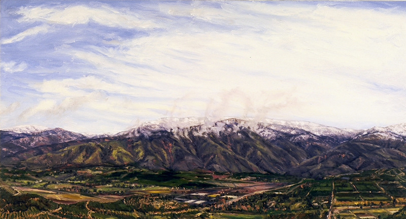 February 1998, oil on canvas, 18in x 33in