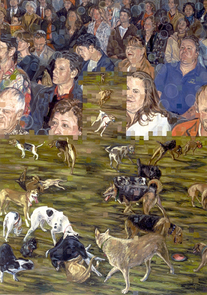 Time, oil on canvas, 68in x 48in, 2007