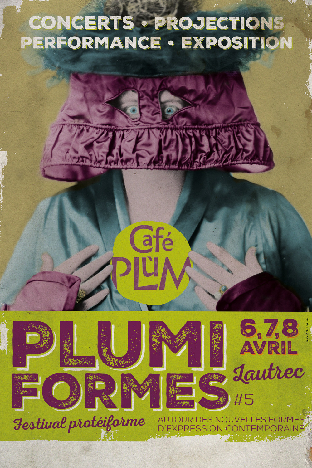 Boris CHAUVET Affiches Café Plùm