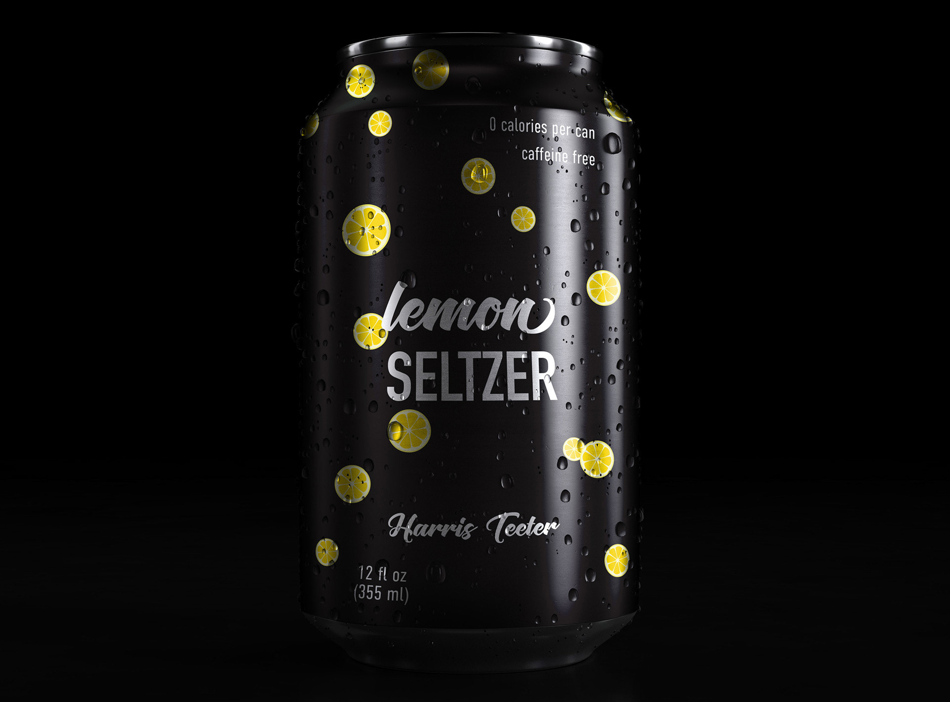 Lemon flavored seltzer