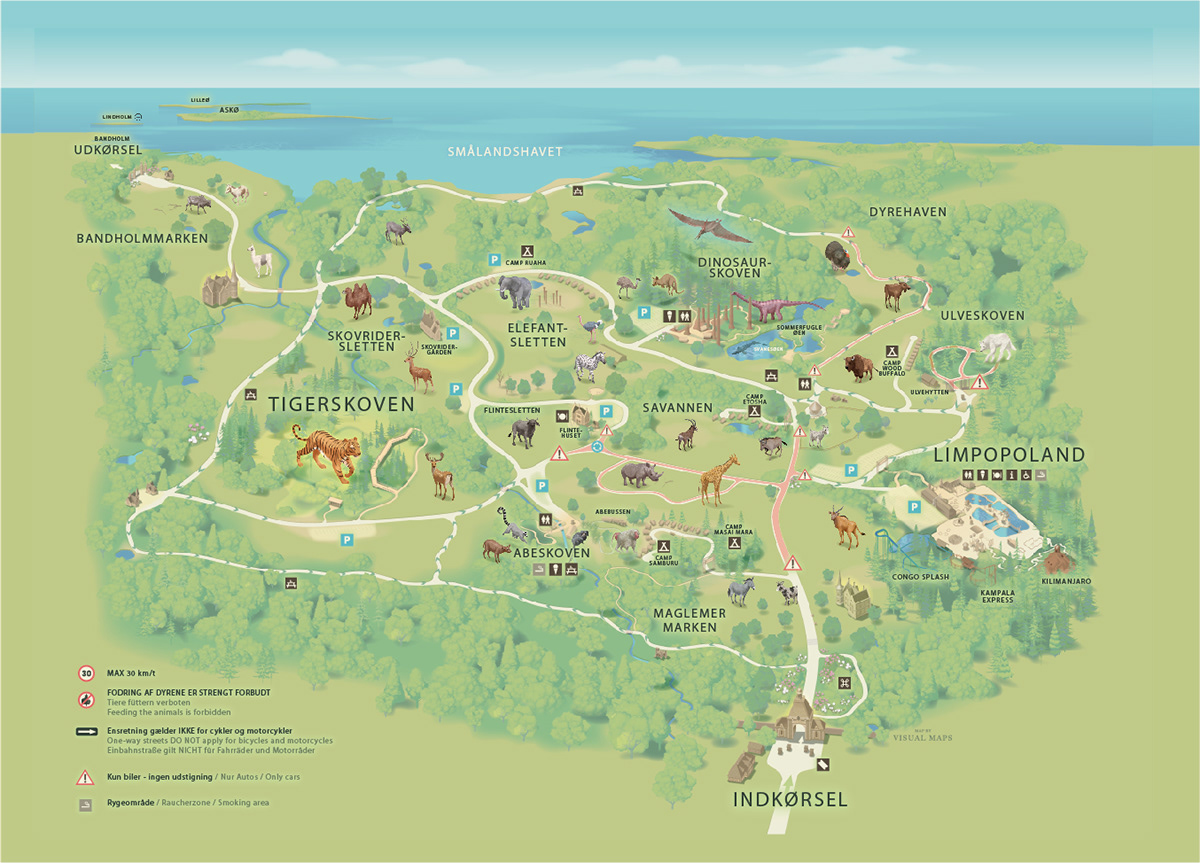 knuthenborg safari park map