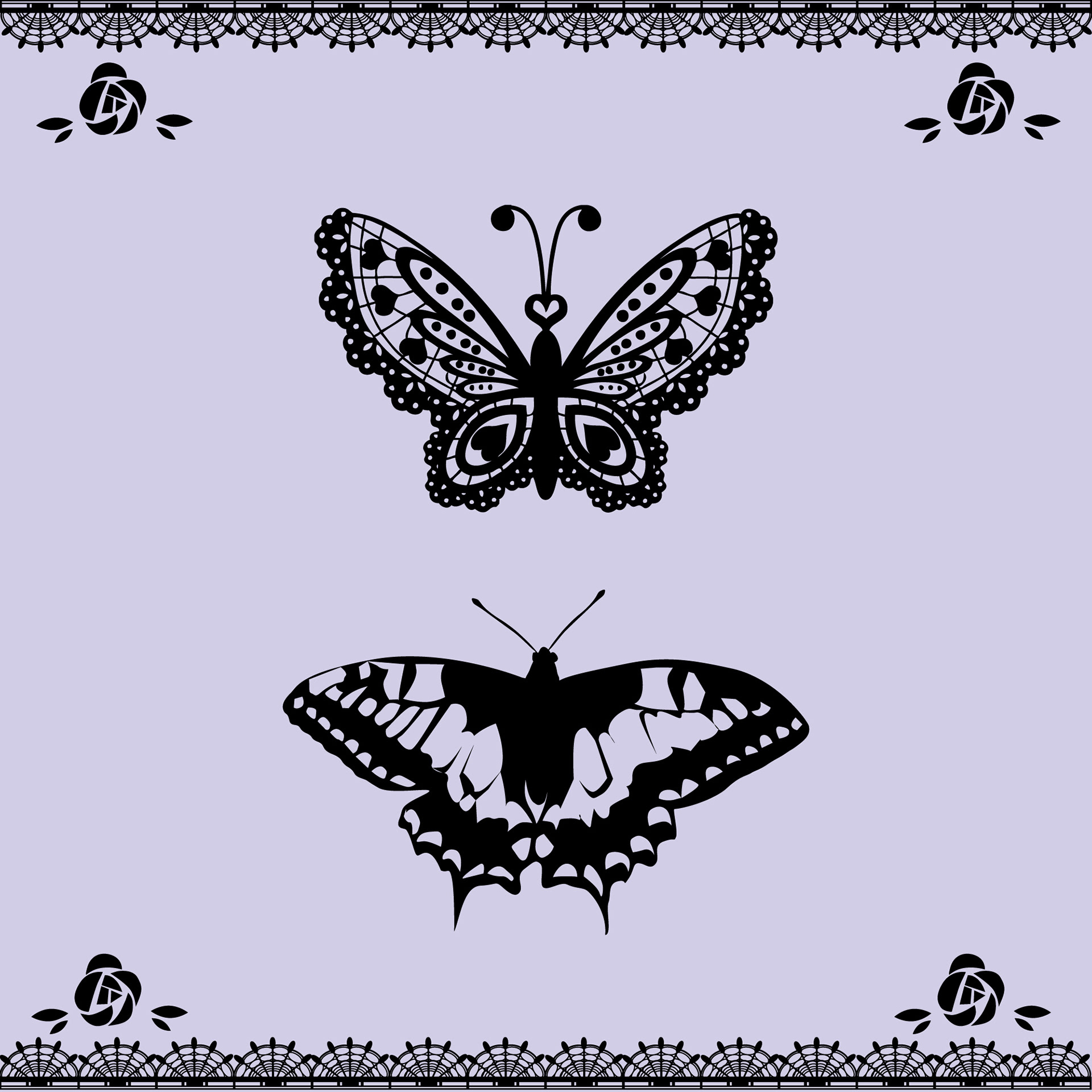 Graphic Design Portfolio ゴスロリ風の蝶 Graphic Design Portfolio ゴスロリ風の蝶