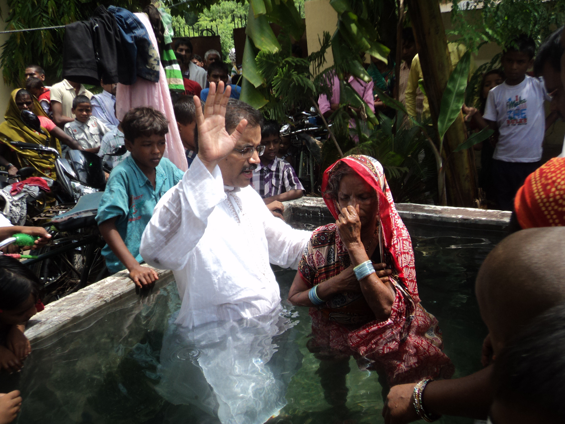 Baptism Service, Daudnagar, Bihar