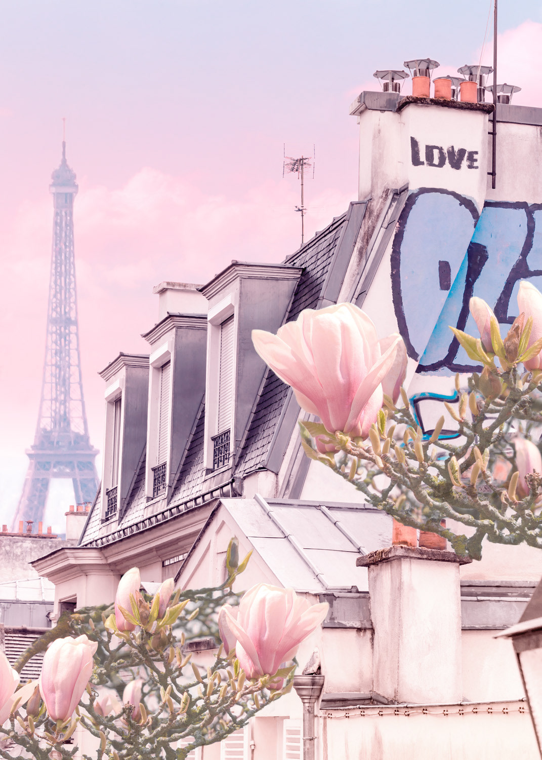 Paris With Its Eiffel Tower