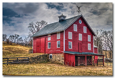 Print 28...Barn near Unison, VA...