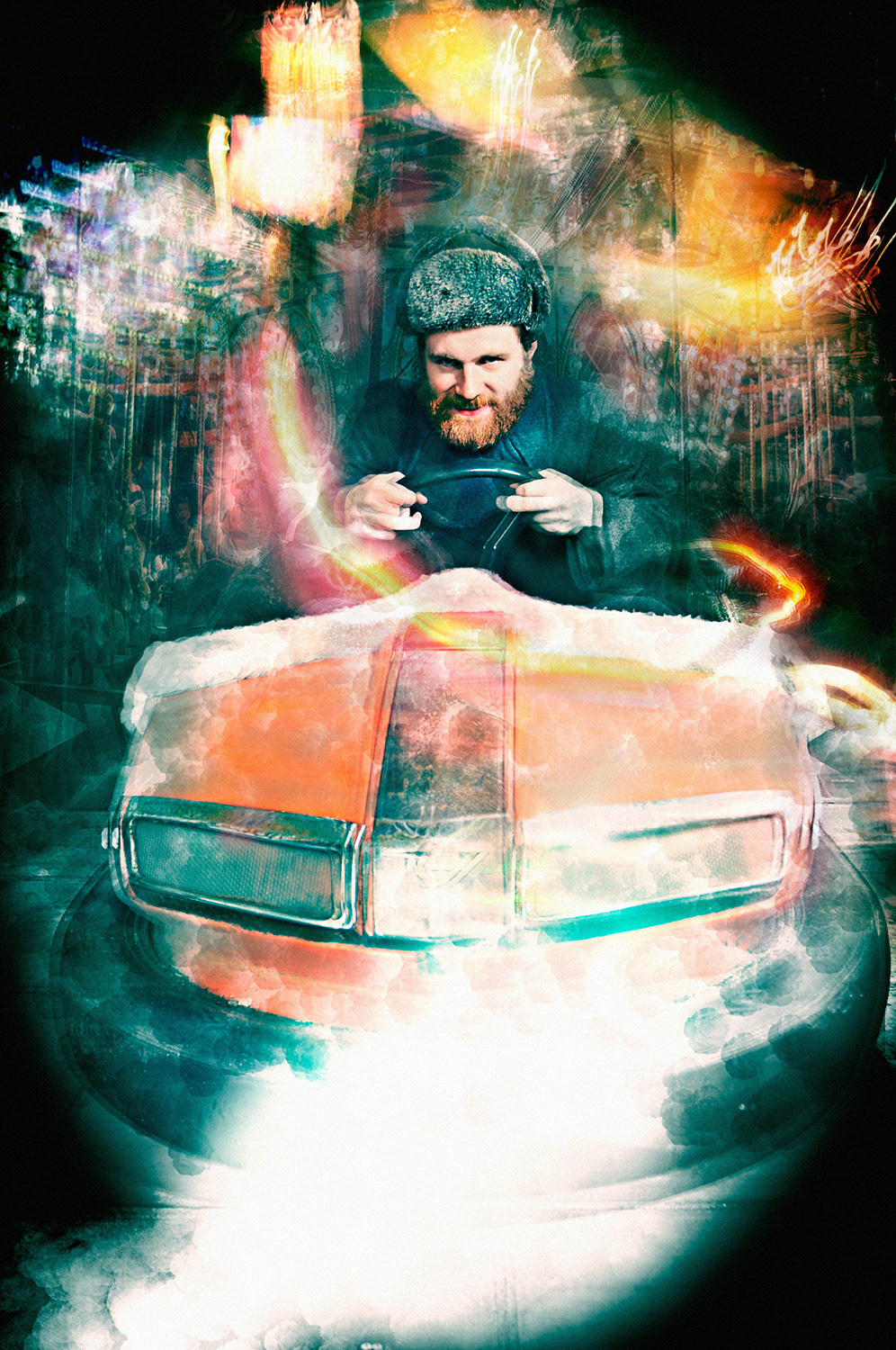 Poster photoshoot for The Royal Welsh College of Music & Drama's production of 'King Lear'