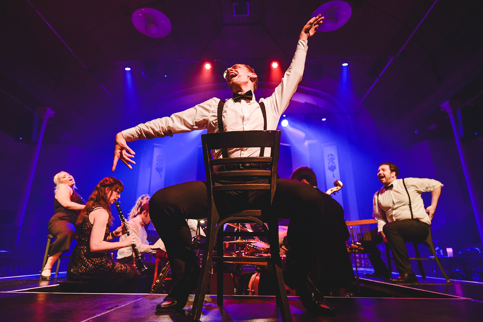 The University of Trinity Saint David's production of 'As the world goes round'