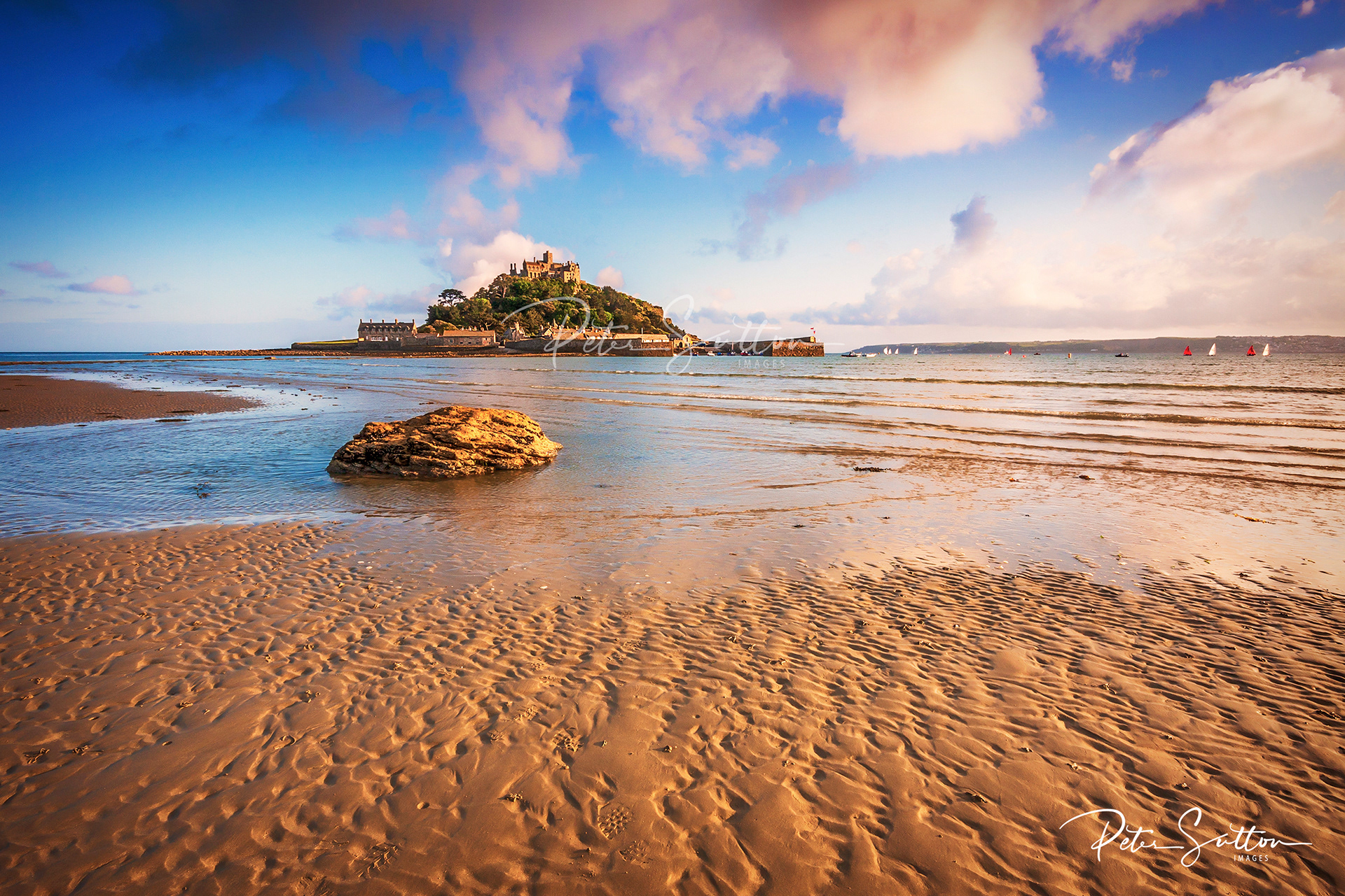 St Michael's Mount From Marazion Beach