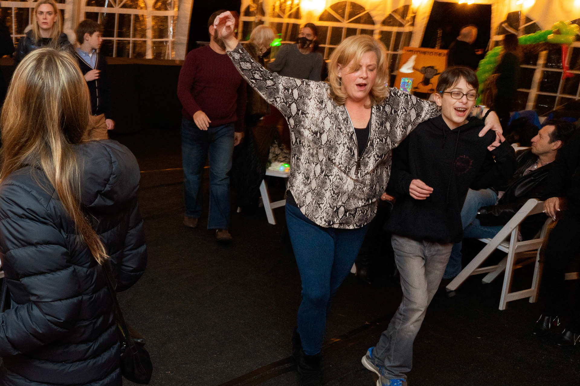 Sam’s Bar Mitzvah party at Glen Echo, on Saturday, December 18, 2021.