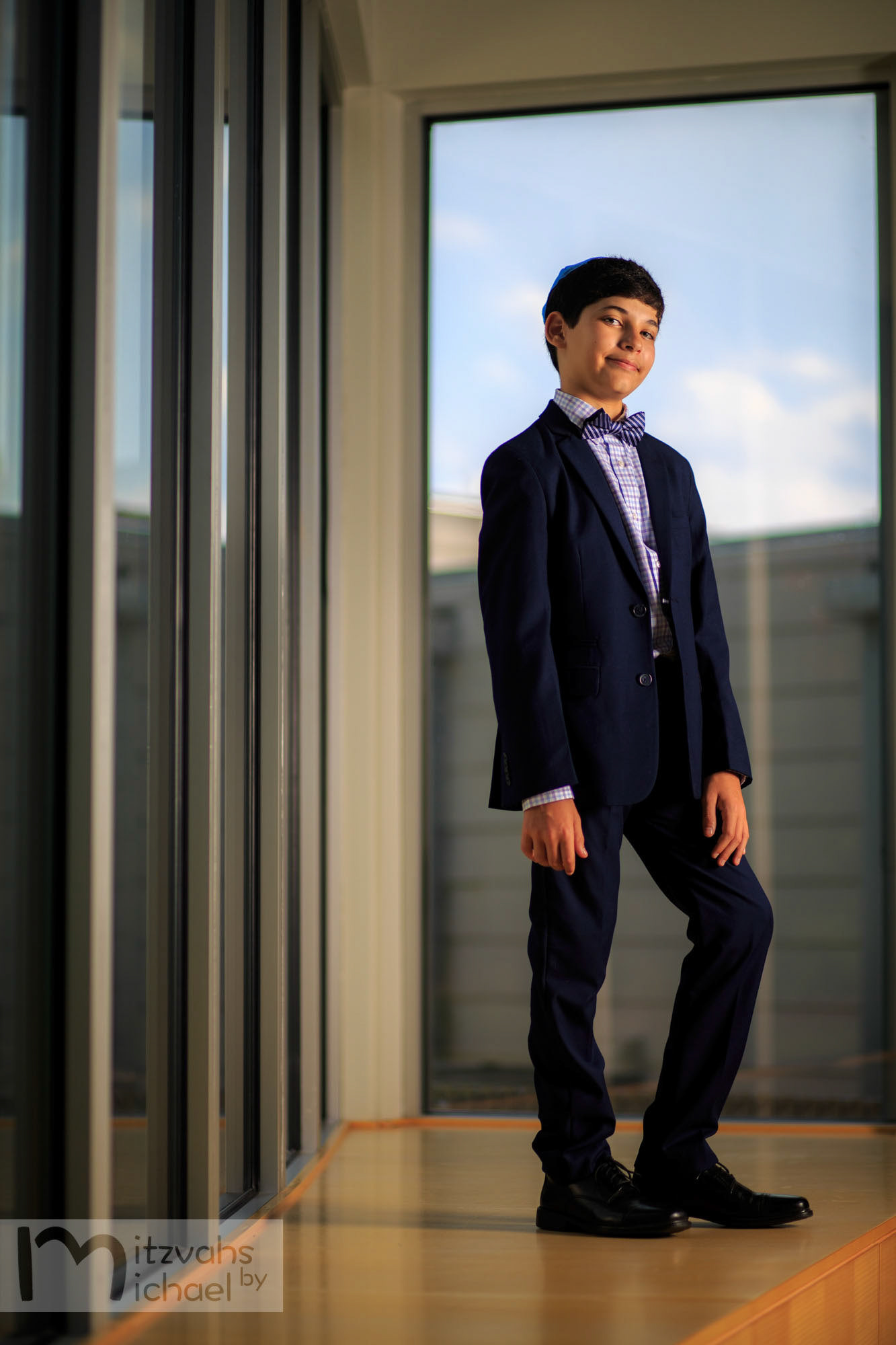 Ari’s Bar Mitzvah portraits at Bnai Shalom of Olney.