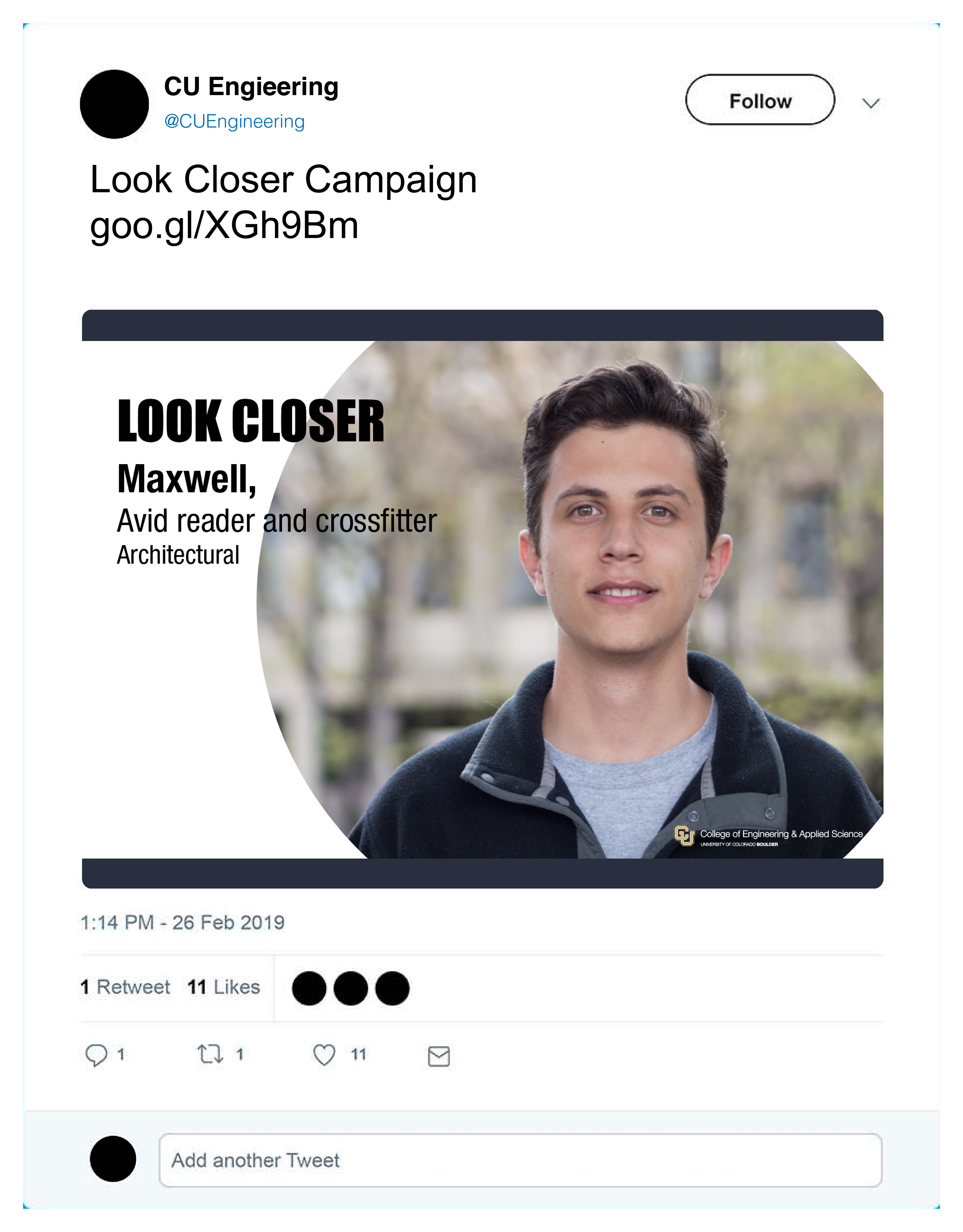 Twitter mockup