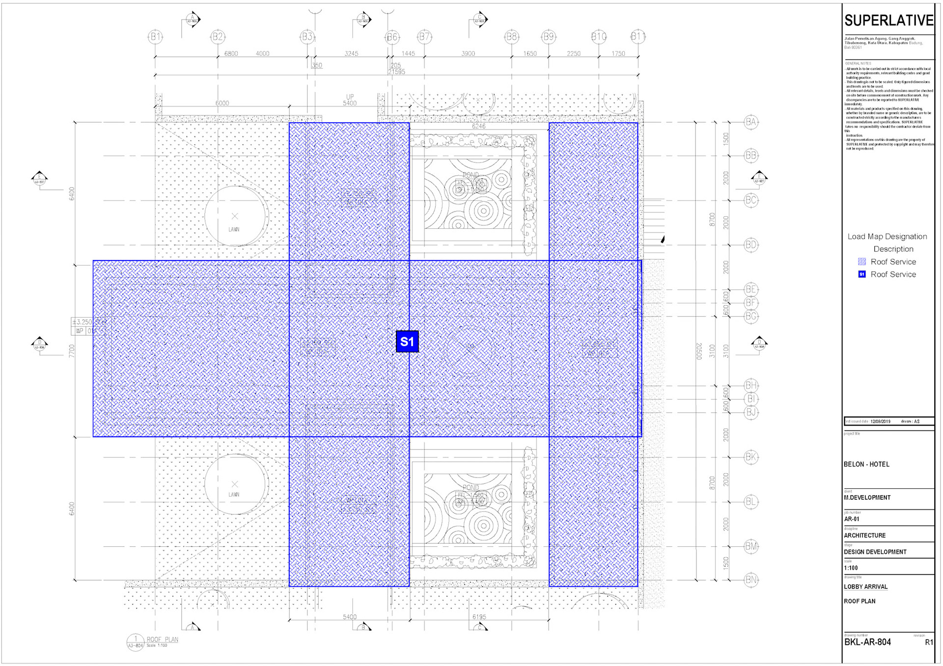 Lobby Roof Plan